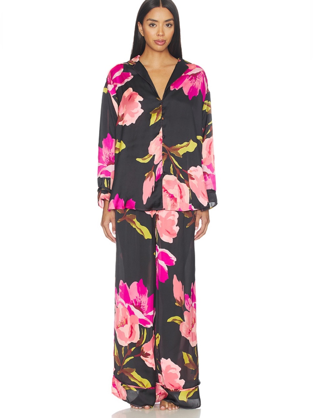 Free people x Intimately FP Dreamy Days Pajama Set in Black